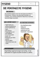 Vorschau - Arbeitsblätter - Die persönliche Hygiene-Die 3 Arten der Hygiene - Seite 3