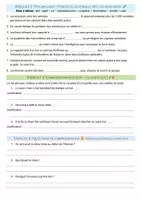 Aperçu - Feuilles d'exercices - Conte et exercices français B1-B2 - 🐕 Le vieux chien et le jeune lion 🦁 - Page 1