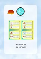 Vista previa - Juegos / Gamificación - PARAULES BESSONES. PARELLES ON CANVIA UNA LLETRA - Portada