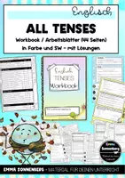 Vorschau - Arbeitsblätter - Workbook - All Tenses - Übungen zu allen wichtigen Zeitformen - Deckblatt