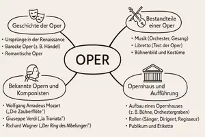 Vorschau - Arbeitsblätter - Lernposter + AB mit Fragen zum Thema "Oper" + Lösungsblatt + Mindmap + Infografik - Seite 3