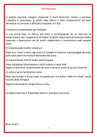 anteprima - Esercizi - Preview LETTURA E COMPRENSIONE DI BREVI TESTI DESCRITTIVI anteprima - Pagina 1