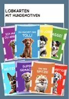 Vorschau - Bildkarten - Lobkarten mit Hundemotiven - Deckblatt