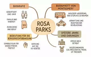 Vorschau - Arbeitsblätter - Lernposter + Arbeitsblatt "Rosa Parks" + Onlineübung & MP3 + Mindmap + Infografiken - Seite 3