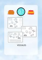 Vista previa - Hojas de trabajo - VOCALES. FICHAS PARA TRABAJAR LAS VOCALES - Portada