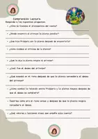 Vista previa - Hojas de trabajo - El príncipe y la planta mágica. Cuentos con pr y pl - página 2