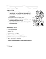 Vorschau - Fördermaterial/Inklusion - Balladen Klasse 6/7 Klassenarbeit: Die Goldgräber Emanuel Geibel - Seite 1