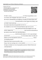 Vorschau - Arbeitsblätter - Arbeitsblätter zum Thema "Arterien und Venen" + Lösung & MP3 + Infografik - Deckblatt