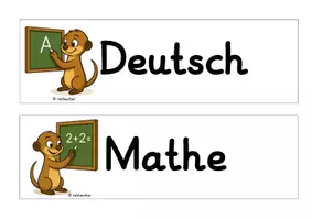 Vorschau - Anderer Materialtyp - Erdmännchen: Tagestransparenz und Dienstschilder - Seite 2