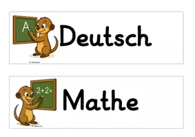 Vorschau - Anderer Materialtyp - Erdmännchen: Tagestransparenz und Dienstschilder - Seite 3