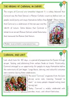 Προεπισκόπηση - Φύλλα εργασίας - Carnival - Learning workshop (English) / Carnival -- Εργαστήριο εκμάθησης (Αγγλικά) - Σελίδα 1