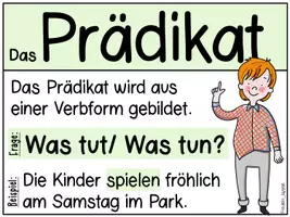 Vorschau - Poster - Merkposter Satzglieder I Kl. 4+5 - Seite 1