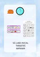 Vista previa - Juegos / Gamificación - SÍL·LABA INICIAL. PLASTIFICABLE I IMPRIMIR - Portada