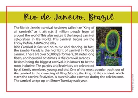 Προεπισκόπηση - Φύλλα εργασίας - Carnival around the world; Περίπατος ανάγνωσης (Αγγλικά) - Σελίδα 3