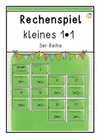 Vorschau - Spiele - kleines 1x1 - Rechenspiel (3er Reihe) - Deckblatt