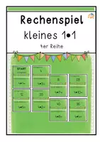 Vorschau - Spiele - kleines 1x1- Rechenspiel- 4er Reihe - Deckblatt