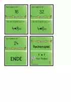 Vorschau - Spiele - kleines 1x1- Rechenspiel- 4er Reihe - Seite 3