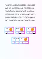 Vista previa - Hojas de trabajo - POSICIÓ DE LA SÍL·LABA INDICADA. - página 1
