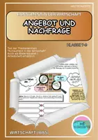 Vorschau - Stundenentwürfe - Angebot und Nachfrage - Konsument in der Wirtschaft - Deckblatt