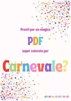anteprima - Esercizi - Attività a tema carnevale pdf - Pagina di copertina