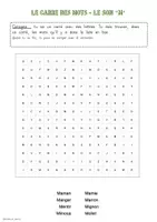 Aperçu - Jeux - Atelier : le carré des mots - Page de couverture