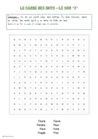 Aperçu - Jeux - Atelier : le carré des mots - Page 3