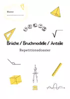 Vorschau - Arbeitsblätter - Repetitionsdossier 5.1 - Brüche / Bruchmodelle / Anteile - Seite 1