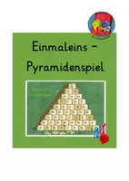 Vorschau - Spiele - Einmaleins Pyramidenspiel - Deckblatt