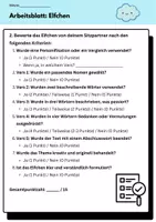 Vorschau - Arbeitsblätter - Elfchen zum Thema „Wetter“ – kreativ schreiben und bewerten - Seite 1