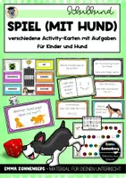 Vorschau - Spiele - Schulhund - Spiel mit Activity-Karten für Hund und Kinder - Deckblatt