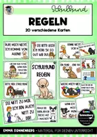 Vorschau - Präsentationen/Tafelbilder - Schulhund Regeln / Umgang mit dem Schulhund - Deckblatt