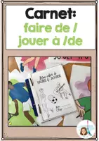 Vorschau - Arbeitsblätter - Dossier: Activités- Faire de/ jouer à/de... (Carnet/Arbeitsheft) - Deckblatt
