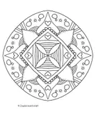 Vorschau - Mal- und Bastelvorlagen - Mandala (leicht) - Set 1 - Seite 2