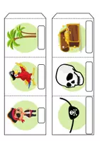 Vorschau - Spiele - Leporello/Faltbuch Thema Piraten (Klasse 1 und 2) - Seite 3