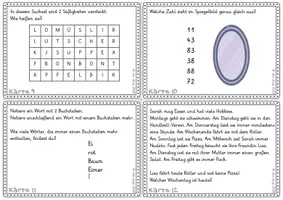 Vorschau - Aufgabenkarten - 5-Minuten-Aufgaben für zwischendurch (4. Klasse, "Ich bin schon fertig") - Seite 3
