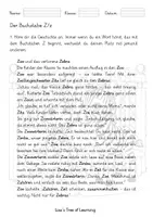 Vorschau - Mal- und Bastelvorlagen - Deutsch: Buchstabeneinführung Z Grundschrift - Seite 1