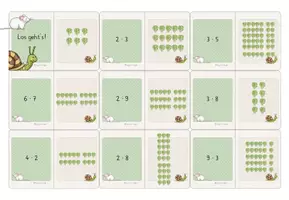 Vorschau - Unterrichtsreihen - Einführung 1x1, Station: Domino, von der Addition zur Multiplikation, Übung Einmaleins, Darstellungsvernetzung - Seite 2