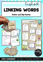 Vorschau - Poster - Linking Words - Wortschatz - Writing - Deckblatt