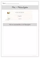 Vorschau - Unterrichtsreihen - Einführung 1x1, Station: Mal-Malaufgabe, von der Addition zur Multiplikation, Übung Einmaleins, Darstellungsvernetzung - Seite 2