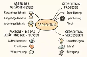 Vorschau - Arbeitsblätter - Arbeitsblätter "Gedächtnis" + Lösung & MP3 + Mindmap + Infografik - Seite 3