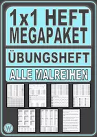 Vorschau - Unterrichtsreihen - 1x1 - MEGAPAKET (alle Malreihen des kleinen 1x1) inkl. LÖSUNGEN - Deckblatt