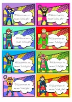 Vorschau - Aufgabenkarten - SUPERHELDENKLASSE | Mutmacherkärtchen, Lobkärtchen - Seite 2