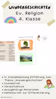 Vorschau - Arbeitsblätter - Material Einführung Wundergeschichten - Deckblatt