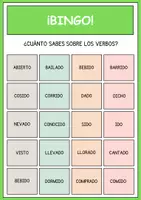 Aperçu - Jeux - Bingo participios pasados - Page 1