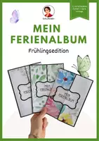 Vorschau - Anderer Materialtyp - Mein Ferienalbum - Frühlingsedition - Deckblatt
