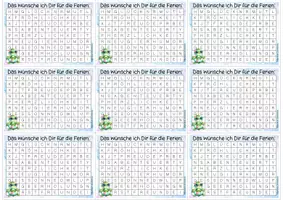 Vorschau - Mal- und Bastelvorlagen - Gute Wünsche für die Ferien - Suchsel / Orakel - Seite 3