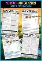 Vorschau - Unterrichtsreihen - Umwelt & Ressourcen - Rohstoffe + Energie Infomaterial + Arbeitsblätter - Seite 1