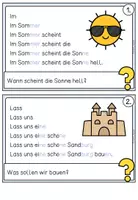Vorschau - Arbeitsblätter - ProbeversionI Treppensätze "Sommer" I Kl. 1 - Seite 1