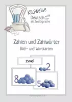 Vorschau - Bildkarten - Zahlen und Zahlwörter von eins bis zehn kostenlos - Deckblatt