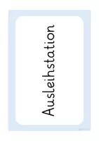 Vorschau - Mal- und Bastelvorlagen - Ausleihstation / Materialkarten - Freebie - Seite 2